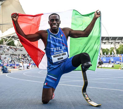 Atletica, Mondiali di Parigi: Manu campione del mondo nei 100 T64 e prima med...