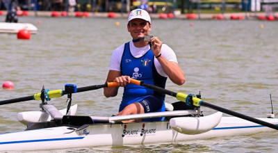 Canottaggio, Europei: bronzo per Giacomo Perini