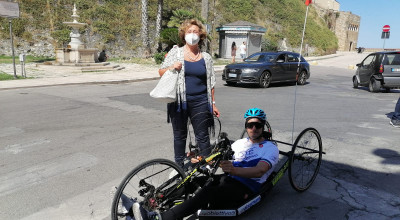 Omaggio a Zanardi, emozionante passaggio del testimone a Termoli