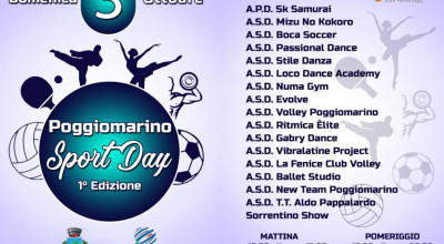 POGGIOMARINO SPORT DAY, POGGIOMARINO (NA) 3 OTTOBRE 2021