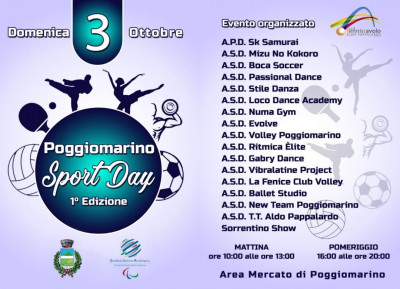POGGIOMARINO SPORT DAY, POGGIOMARINO (NA) 3 OTTOBRE 2021