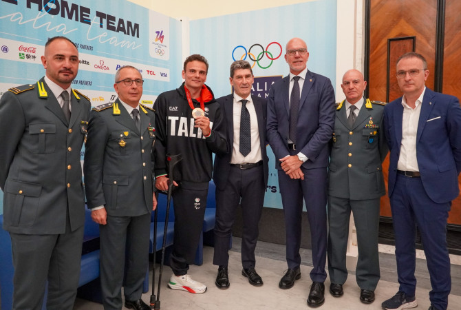 Consegnato a Giacomo Perini il bronzo di Parigi 2024 