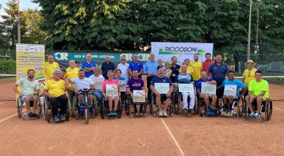 Tennis in carrozzina, concluso il Memorial Taverna