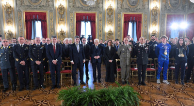 Il Presidente Mattarella riceve al Quirinale gli atleti paralimpici - 21 genn...