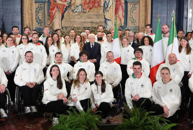 De Silvestro e Mazzel ricevono il tricolore dal Presidente Mattarella