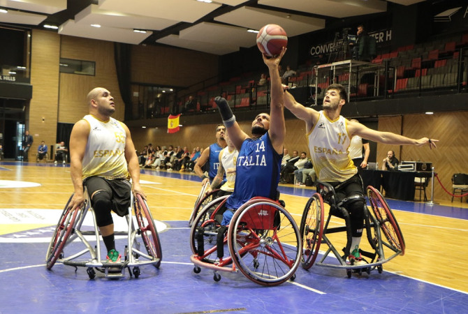 Basket in carrozzina, Europei: Italia sconfitta dalla Spagna in ssemifinale