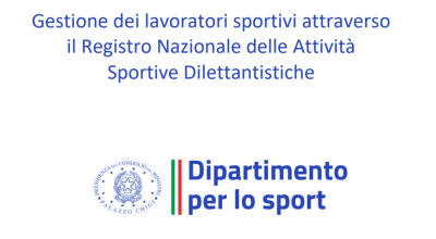  VADEMECUM PER LA GESTIONE DEI LAVORATORI SPORTIVI