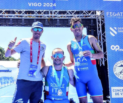 Triathlon, Coppa del Mondo di Vigo: oro per Romele, argento per Sciaccaluga