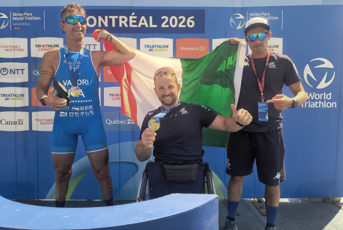 Triathlon, World Para Series Montreal: 2 medaglie per l'Italia