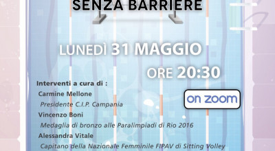 SPORT SENZA BARRIERE - WEBINAR 31 MAGGIO 2021 ORE 20:30