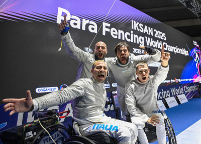 Scherma, Mondiali di Iksan: oro per la squadra di sciabola maschile