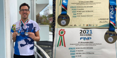 Nuoto paralimpico, doppia medaglia e doppio record personale per il genovese ...