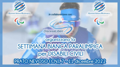 A dicembre la settimana bianca paralimpica, ecco come partecipare: moduli e i...