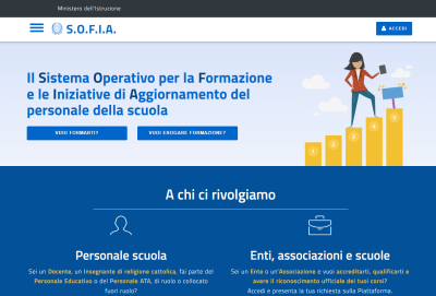 Corso S.O.F.I.A. - Sistema Operativo per la Formazione e le Iniziative di Agg...