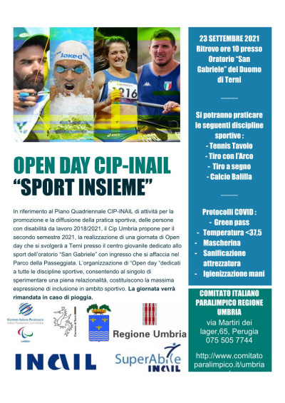 A Terni open day di Sport Insieme