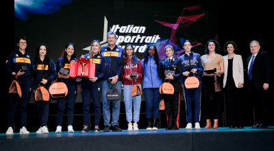 Sitting volley: alla Nazionale femminile l'Italian Sportrait Awards