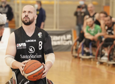 Basket in carrozzina, prima fuga di Briantea e S.Stefano