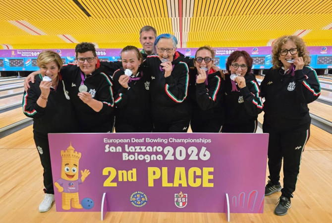 Bowling per sordi, Europei: argento per la Nazionale femminile