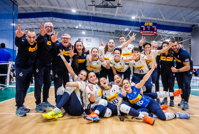 Sitting volley, World Cup: la Nazionale femminile chiude a terzo posto 