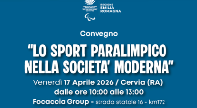 Convegno Lo Sport Paralimpico nella societ&agrave; moderna