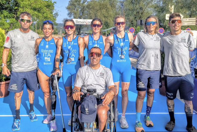 Triathlon, Europe Para Championships Besançon: argento e bronzo per l'...