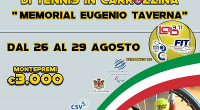 Ad Alessandria il Torneo Nazionale di Tennis in carrozzina - dal 26 al 29 agosto