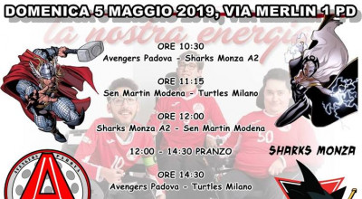 ° TORNEO “ANTENORE ENERGIA” Domenica 5 maggio 2019 a Padova p...