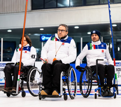 Curling in carrozzina: prima vittoria dell'Italia al Wheelchair Invitational