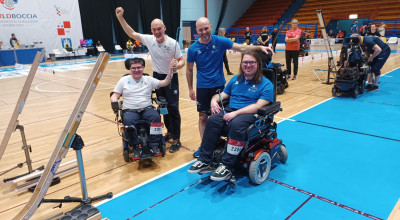 Boccia, World Challenger di Zagabria: un oro e un argento per l'Italia